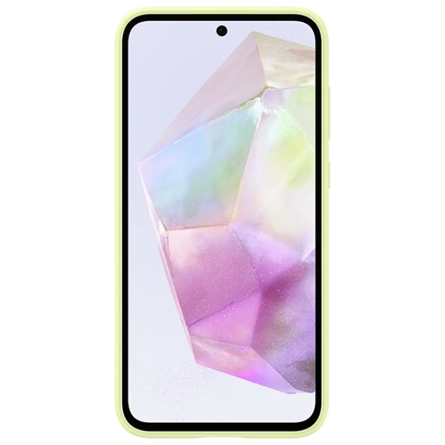 Чохол Samsung Silicone Cover для Samsung Galaxy A35 5G (A356) Lime (EF-PA356TMEGWW)