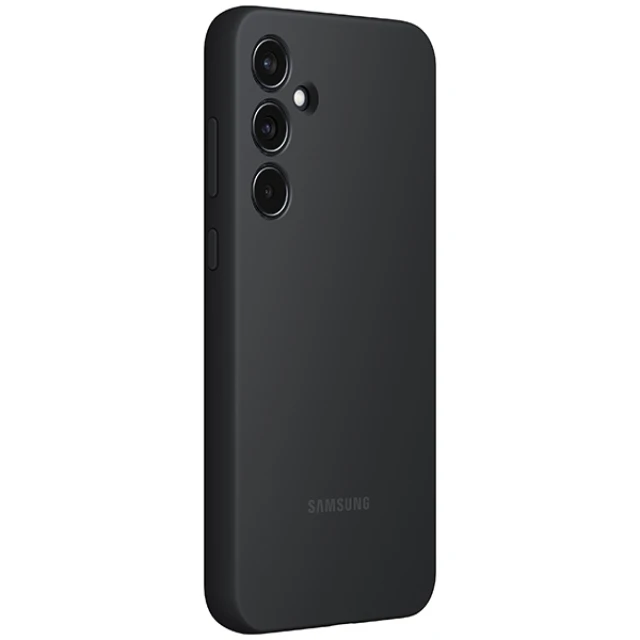 Чохол Samsung Silicone Cover для Samsung Galaxy A55 5G (A556) Black (EF-PA556TBEGWW)