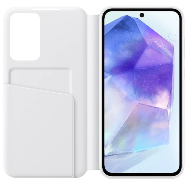 Чохол-книжка Samsung Smart View Wallet Case для Samsung Galaxy A55 5G (A556) White (EF-ZA556CWEGWW)