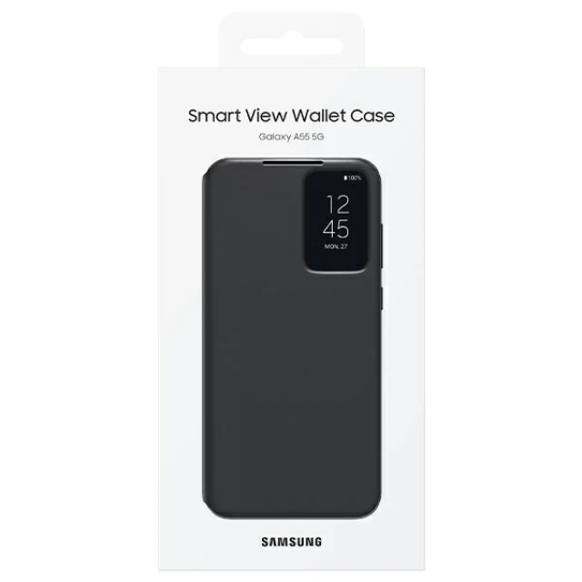 Чохол-книжка Samsung Smart View Wallet Case для Samsung Galaxy A55 5G (A556) Black (EF-ZA556CBEGWW)