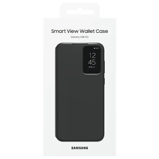 Чехол Samsung Smart View Wallet для Samsung Galaxy A35 Black (EF-ZA356CBEGWW)