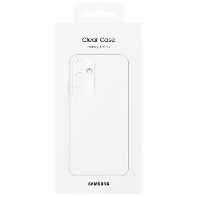Чохол Samsung Clear Cover для Samsung Galaxy A55 5G (A556) Transparent (EF-QA556CTEGWW)