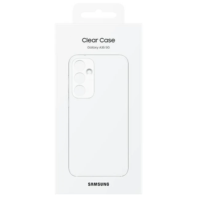 Чохол Samsung Clear Cover для Samsung Galaxy A35 5G (A356) Transparent (EF-QA356CTEGWW)