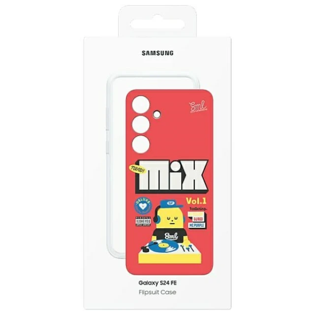 Чехол Samsung Flipsuit Case для Samsung Galaxy S24 FE (S721) Red (EF-MS721CREGWW)