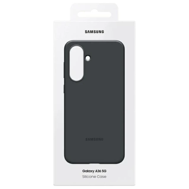 Чехол Samsung Silicone Case для Samsung Galaxy A36 5G (A366) Black (EF-PA366CBEGWW)