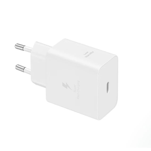 Мережевий зарядний пристрій Samsung T4511 PD 45W USB-C White (EP-T4511NWEGEU)