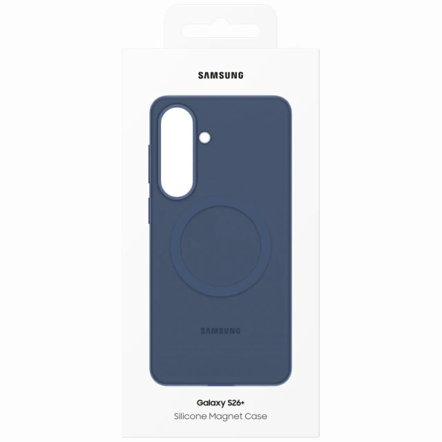 Чохол Samsung Silicone Magnet для Samsung Galaxy S26 Plus Синьо-фіолетовий with MagSafe (EF-ES947CVEGWW)