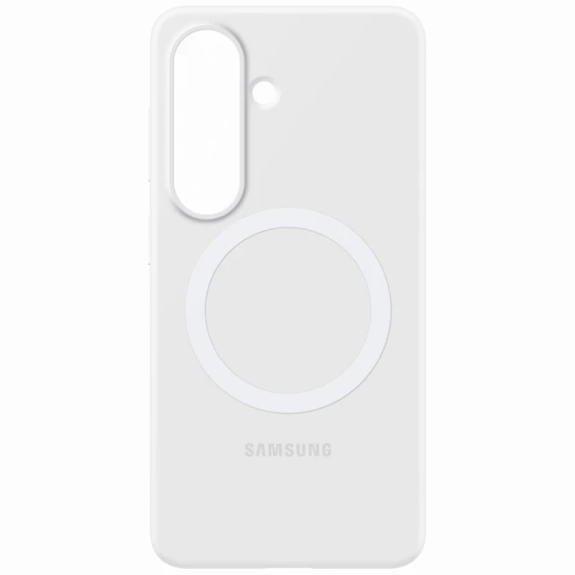 Чохол Samsung Silicone Magnet для Samsung Galaxy S26 White with MagSafe (EF-ES942CWEGWW)
