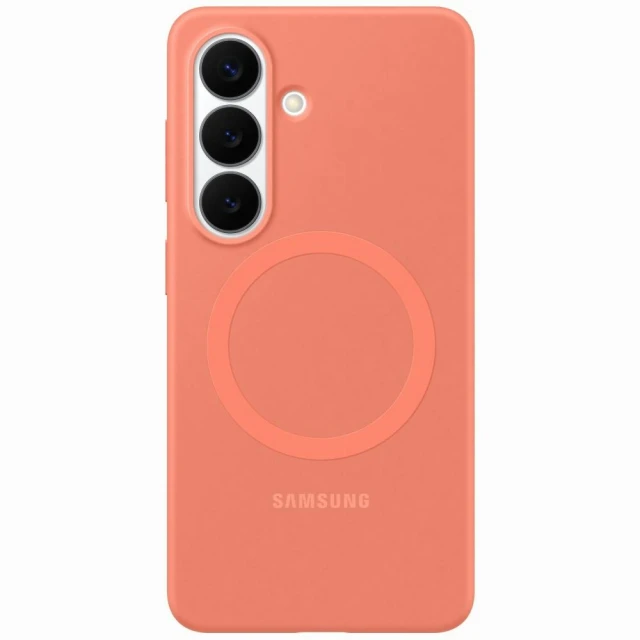 Чохол Samsung Silicone Magnet для Samsung Galaxy S26 Coral with MagSafe (EF-ES942COEGWW)