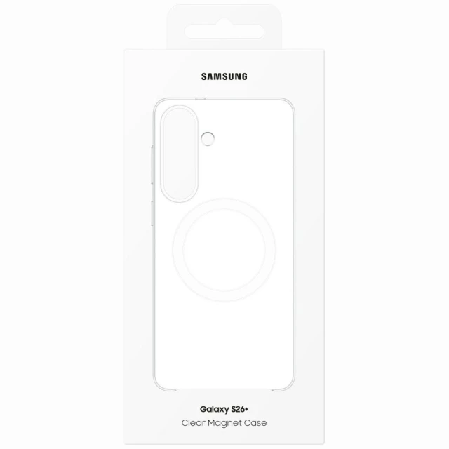 Чехол Samsung Clear Magnet для Samsung Galaxy S26 Plus Прозрачный with MagSafe (EF-CS947CTEGWW)