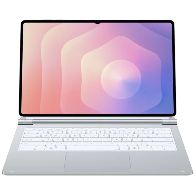 Чохол Samsung Book Cover Keyboard Slim для Samsung Galaxy Tab S11 Ultra Pro Silver (EF-DX935USEGWW)