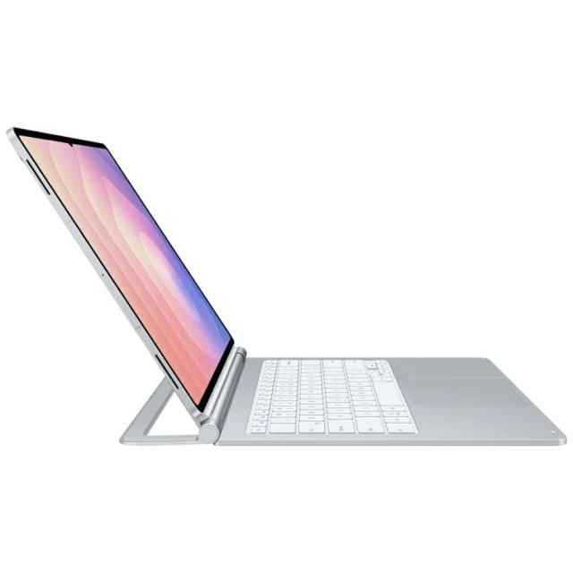 Чохол Samsung Book Cover Keyboard Slim для Samsung Galaxy Tab S11 Ultra Pro Silver (EF-DX935USEGWW)