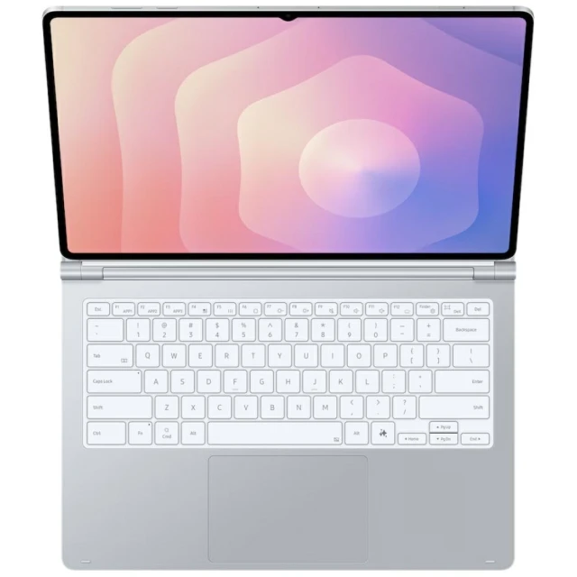 Чохол Samsung Book Cover Keyboard Slim для Samsung Galaxy Tab S11 Ultra Pro Silver (EF-DX935USEGWW)