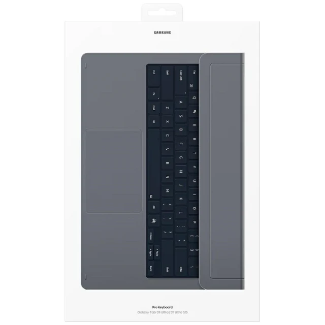 Чохол Samsung Book Cover Keyboard Slim для Galaxy Tab S11 Ultra Gray (EF-DX935UJEGWW)