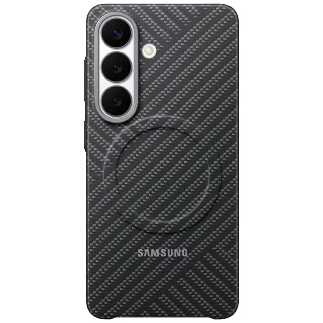 Чохол Samsung Carbon Magnet для Samsung Galaxy S26 Dark Gray with MagSafe (EF-KS942SSEGWW)