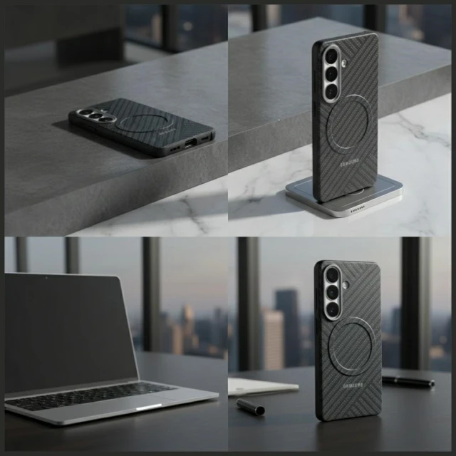 Чохол Samsung Carbon Magnet для Samsung Galaxy S26 Dark Gray with MagSafe (EF-KS942SSEGWW)