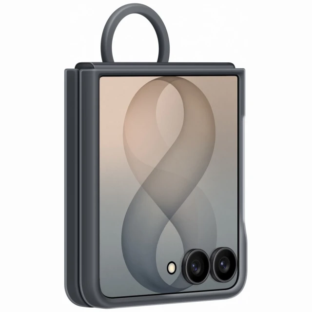 Чохол Samsung Silicone Ring Magnet для Samsung Galaxy Flip 8 Black (EF-EF776CBEGWW)