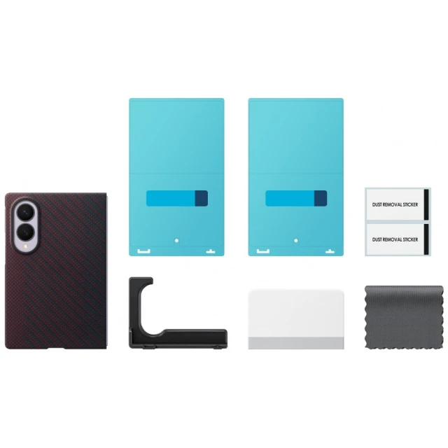 Чохол Samsung Carbon Magnet для Galaxy Fold 8 Red (EF-KF971SREGWW)