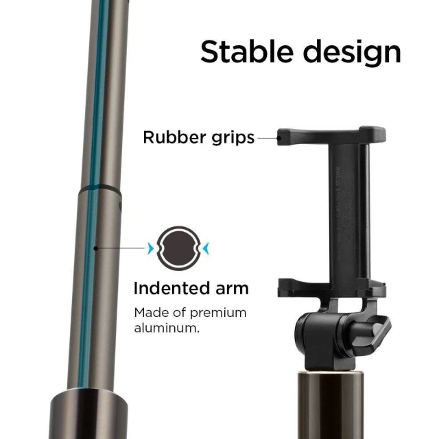 Монопод Spigen S530W Wireless Selfie Stick Black (000SS21746)