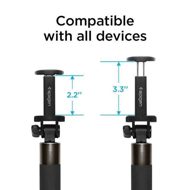 Монопод Spigen S530W Wireless Selfie Stick Black (000SS21746)