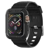 Чехол и ремешок Spigen для Apple Watch 4/5/6/SE 44 mm Rugged Armor Pro 2 in 1 Black (062CS25324)