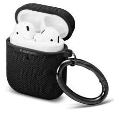 Чохол з карабіном Spigen для AirPods Urban Fit Black (074CS27030)