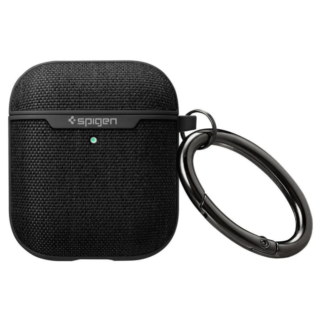Чохол з карабіном Spigen для AirPods Urban Fit Black (074CS27030)