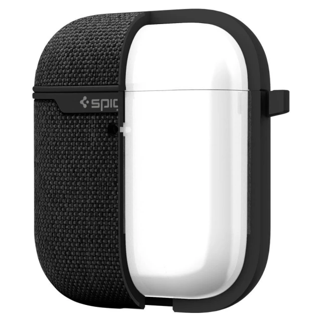Чохол з карабіном Spigen для AirPods Urban Fit Black (074CS27030)