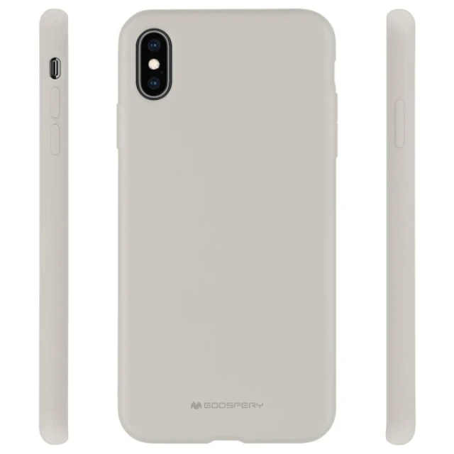Чохол Mercury Silicone для Samsung Galaxy Note 10 Plus (N975) Stone (8809661865506)