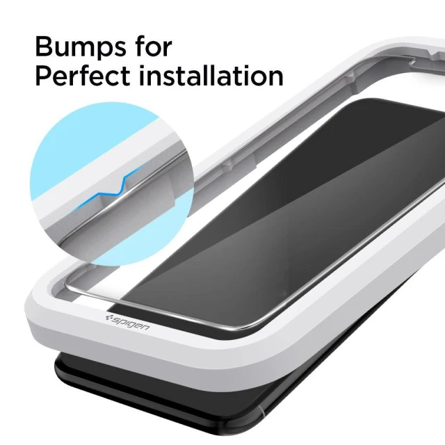 Захисне скло Spigen для iPhone 11 AlignMaster Glas tR (2 pack) Transparent (AGL00101)