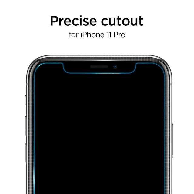 Захисне скло Spigen для iPhone 11 AlignMaster Glas tR (2 pack) Transparent (AGL00101)