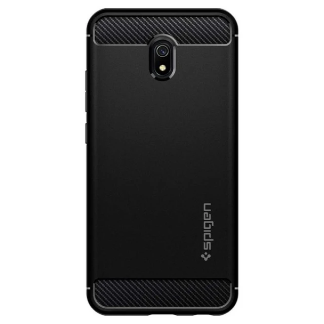 Чохол Spigen Rugged Armor для Xiaomi Redmi 8A Matte Black (ACS00386)