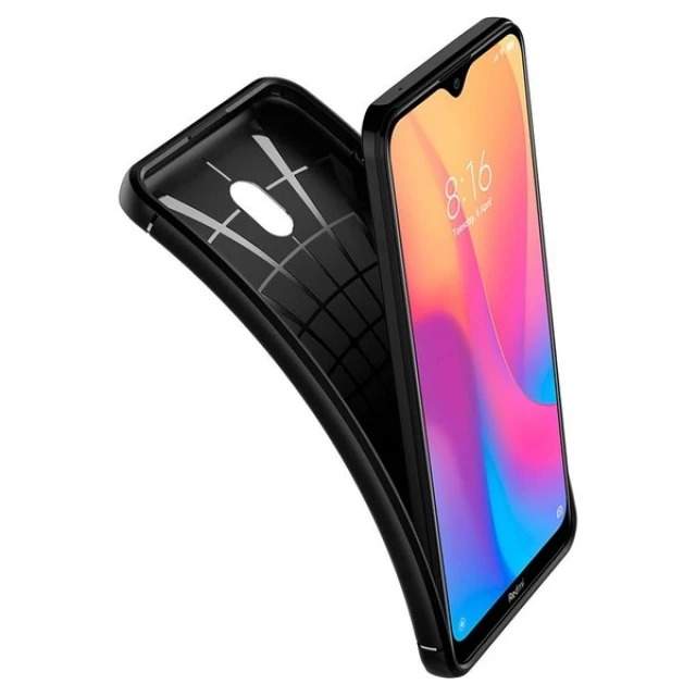 Чохол Spigen Rugged Armor для Xiaomi Redmi 8A Matte Black (ACS00386)