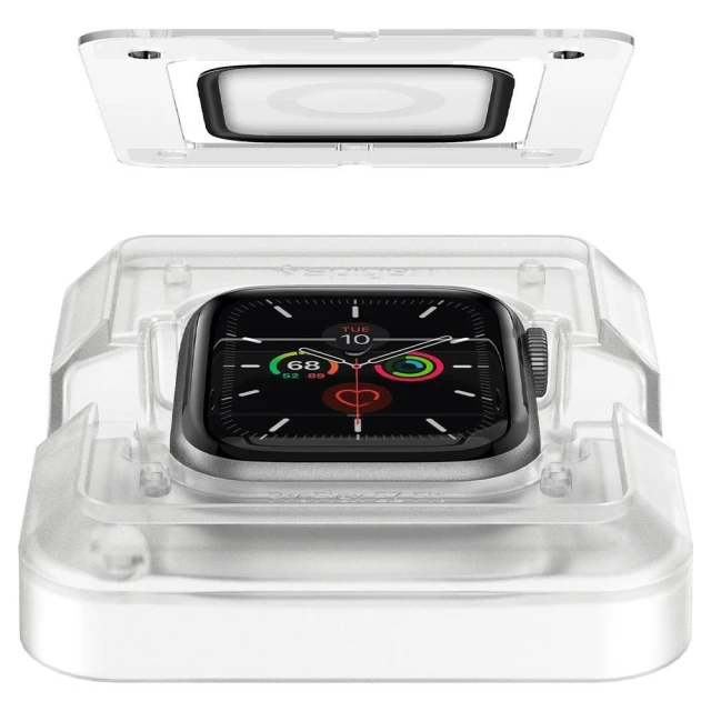 Захисне скло Spigen для Apple Watch SE 44 mm EZ FIT Pro Flex Crystal Clear (AFL01220)