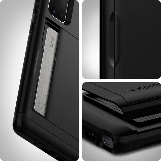 Чохол Spigen Slim Armor CS для Samsung Galaxy Note 20 Black (ACS01424)