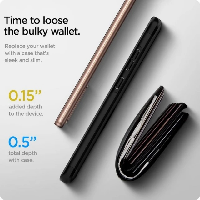 Чохол Spigen Slim Armor CS для Samsung Galaxy Note 20 Black (ACS01424)