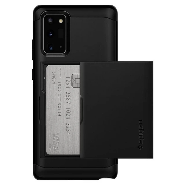 Чохол Spigen Slim Armor CS для Samsung Galaxy Note 20 Black (ACS01424)
