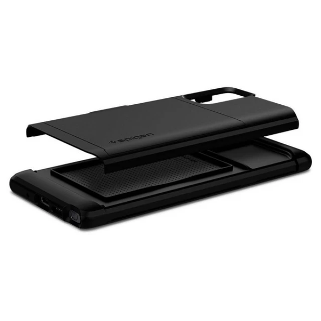 Чохол Spigen Slim Armor CS для Samsung Galaxy Note 20 Black (ACS01424)
