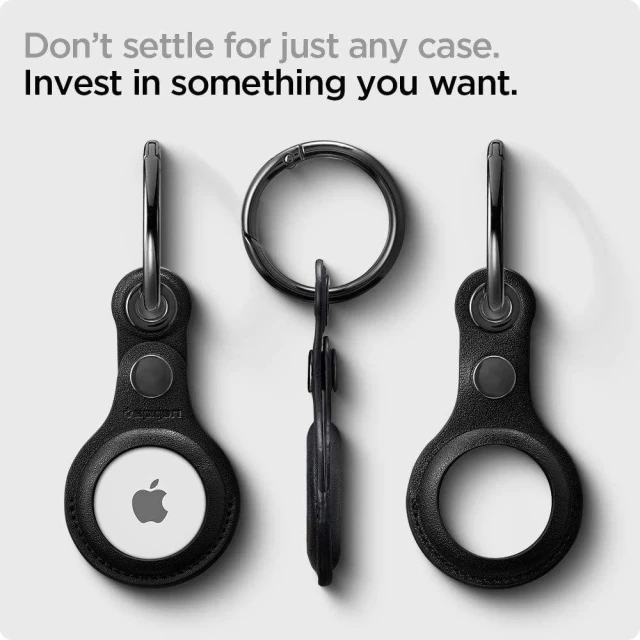 Чохол Spigen для Apple AirTag Valentinus Black (AMP01826)