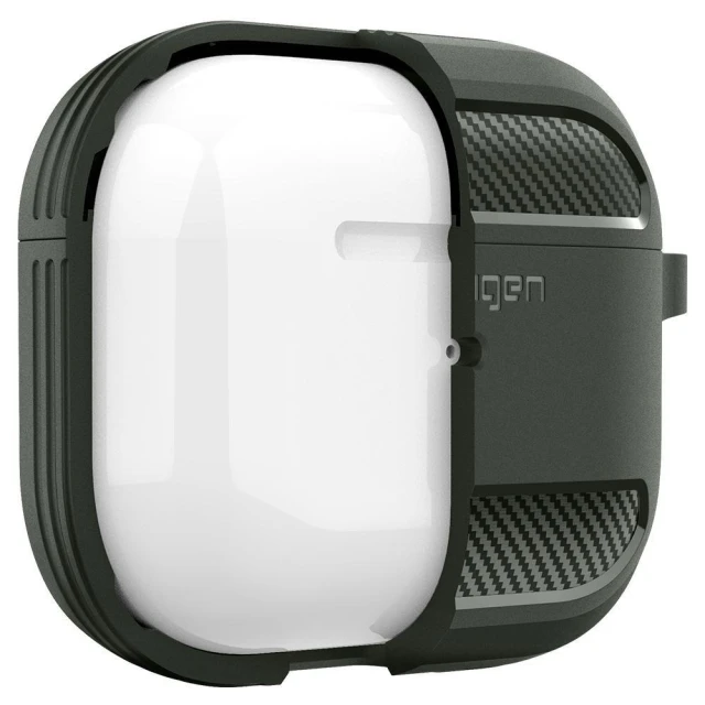 Чохол Spigen для AirPods 3 Rugged Armor Military Green (ASD01979)