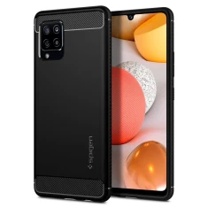Чохол Spigen для Samsung Galaxy A42 5G Rugged Armor Matte Black (ACS02113)