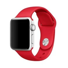 Ремінець Mercury Silicon для Apple Watch Series 11/10 46 mm | Series 9/8/7/6/5/4/SE 45 mm | 44 mm Red (8809724801724)