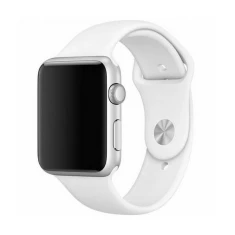 Ремінець Mercury Silicon для Apple Watch Series 11/10 46 mm | Series 9/8/7/6/5/4/SE 45 mm | 44 mm White (8809724801847)