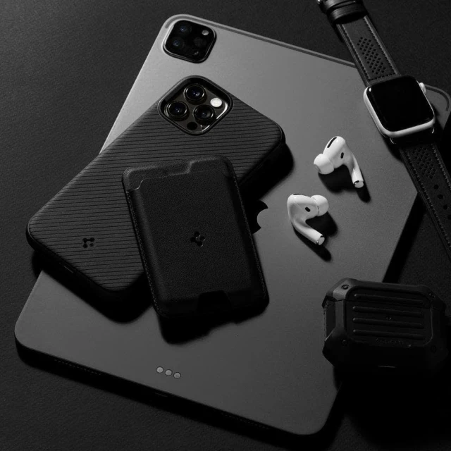 Магнітний гаманець Spigen Valentinus Black with MagSafe (AMP02284)