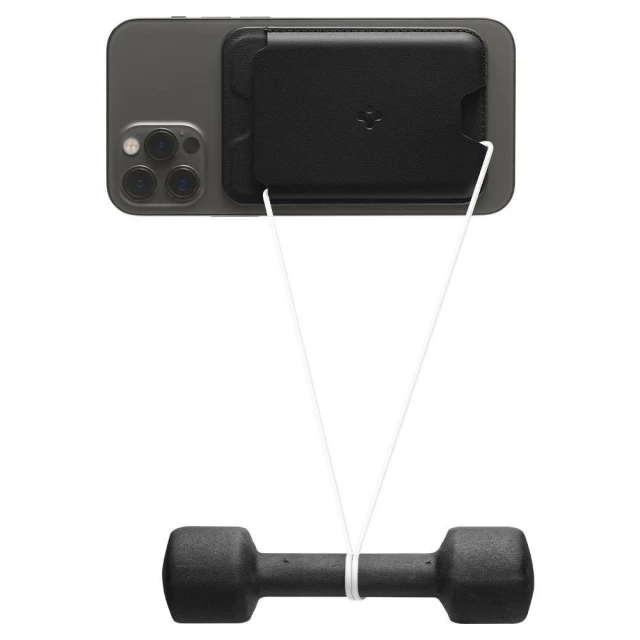 Магнітний гаманець Spigen Valentinus Black with MagSafe (AMP02284)