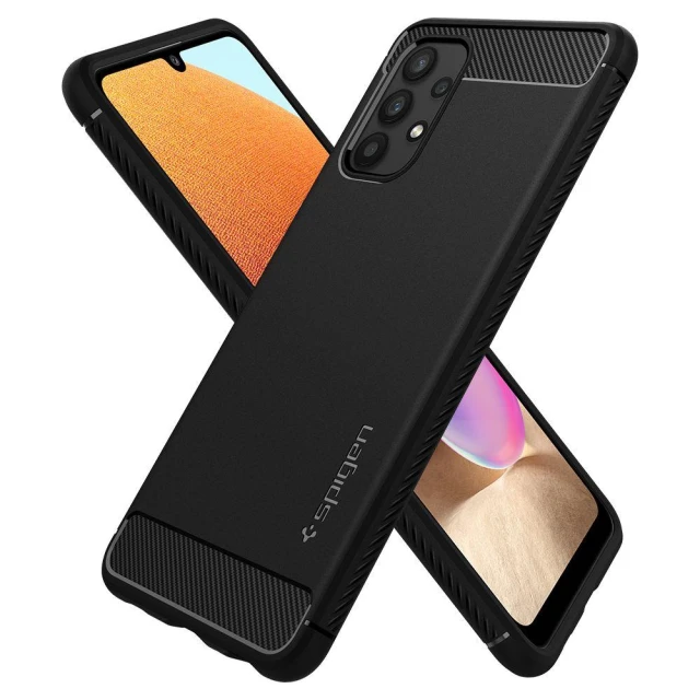 Чохол Spigen для Samsung Galaxy A52 | A52 5G | A52s 5G Rugged Armor Matte Black (ACS02315)