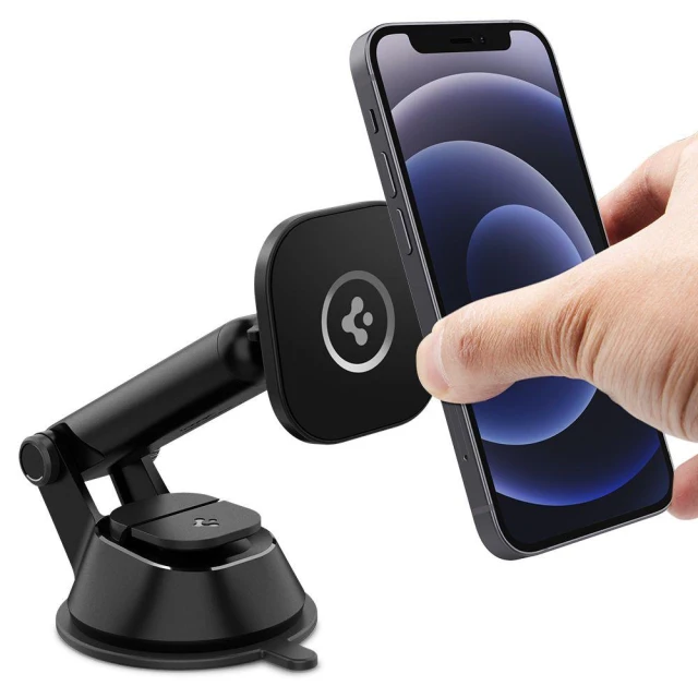 Автотримач Spigen OneTap ITS35 Magnetic Car Mount Black with MagSafe (ACP02618)