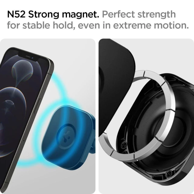 Автотримач Spigen OneTap ITS35 Magnetic Car Mount Black with MagSafe (ACP02618)