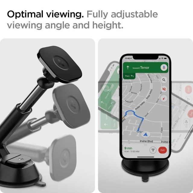 Автотримач Spigen OneTap ITS35 Magnetic Car Mount Black with MagSafe (ACP02618)