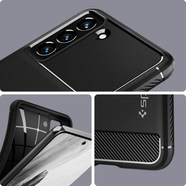 Чохол Spigen для Samsung Galaxy S21 FE Rugged Armor Matte Black (ACS03049)